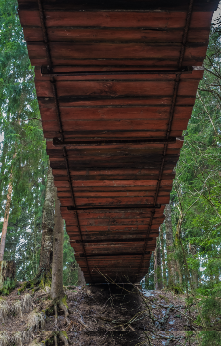 Brücke aus Holz